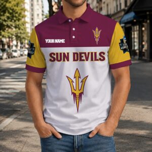 Limited Edition – Customized NCAA Arizona State Sun Devils Polo Shirt