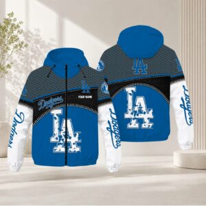 Limited Edition – Customized MLB Los Angeles Dodgers Windbreaker Jacket