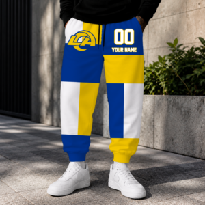 Limited Edition – Customized NFL Los Angeles Rams Sweatpants