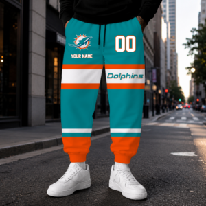 Limited Edition – Customized NFL Miami Dolphins Sweatpants