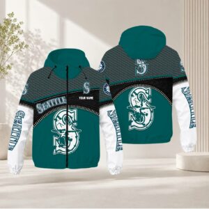 Limited Edition – Customized MLB Seattle Mariners Windbreaker Jacket