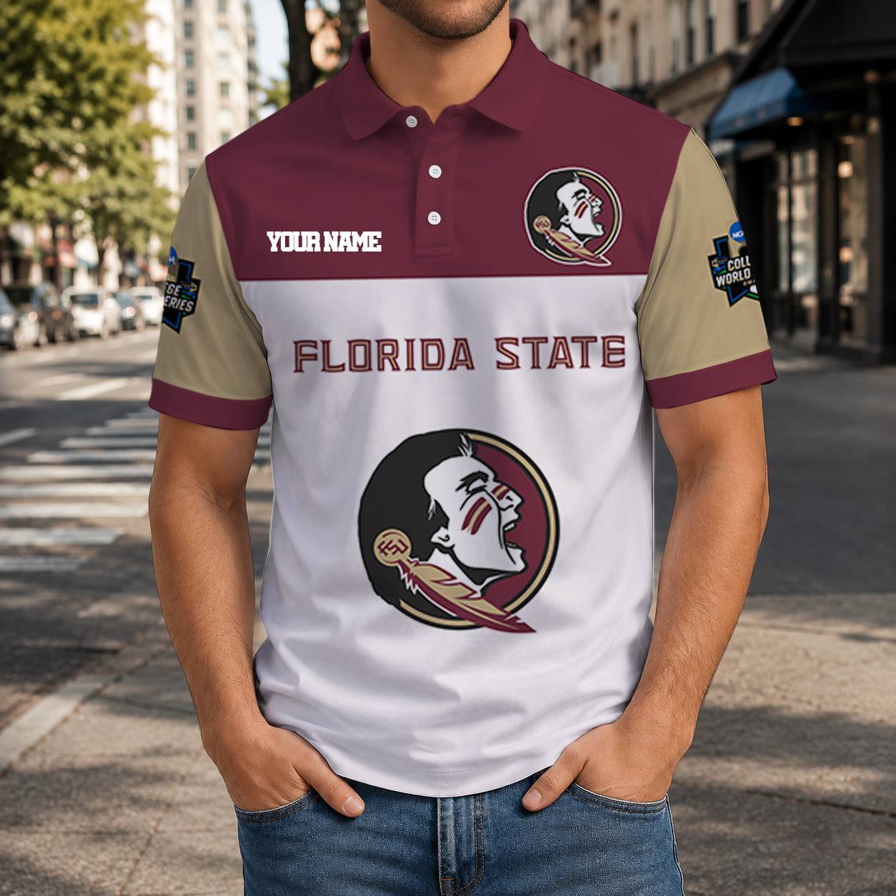 Limited Edition – Customized NCAA Florida State Seminoles Polo Shirt