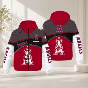 Limited Edition – Customized MLB Los Angeles Angels Windbreaker Jacket