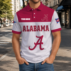 Limited Edition – Customized NCAA Alabama Crimson Tide Polo Shirt