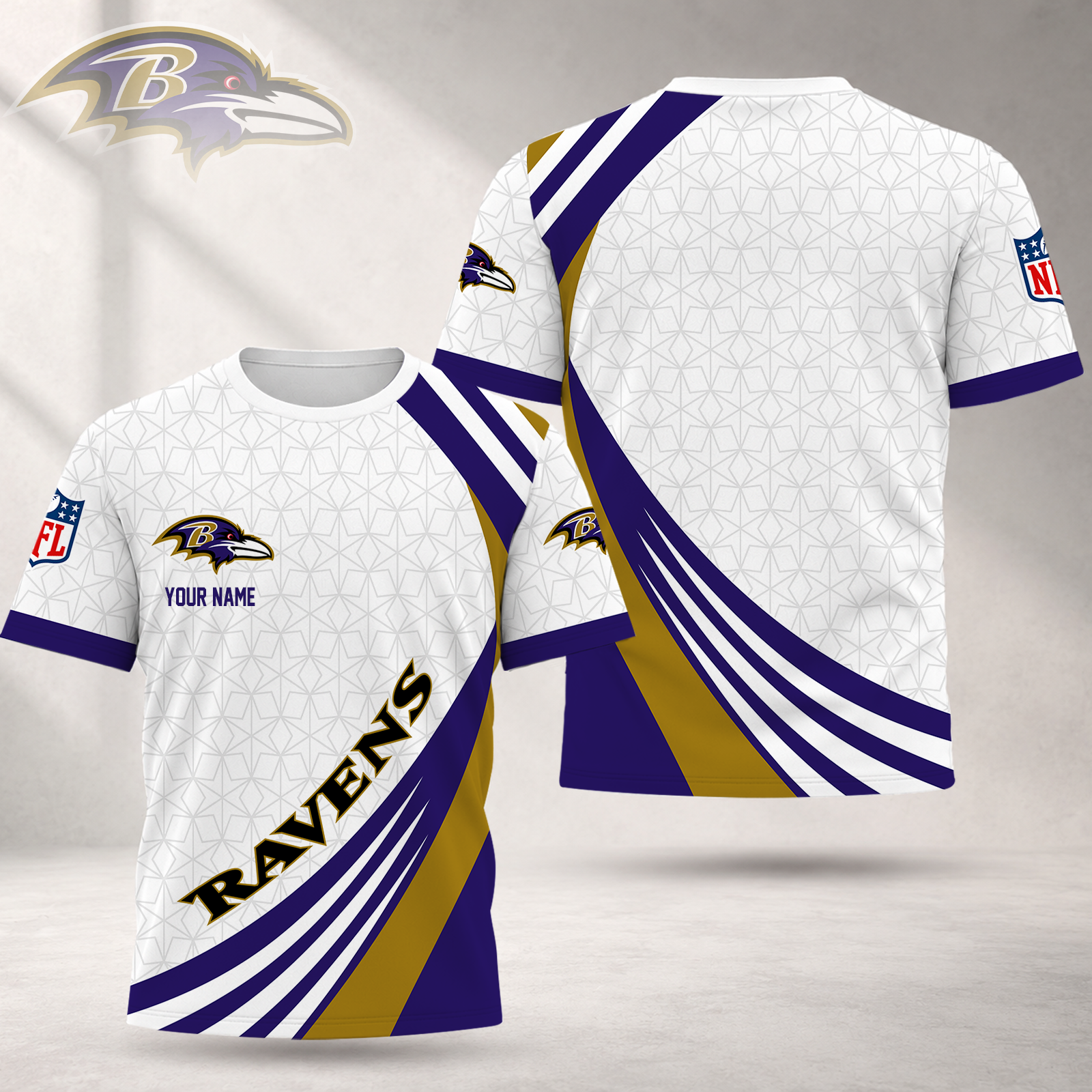 Limited Edition – Customized NFL Baltimore Ravens Unisex T-Shirt