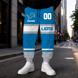Limited Edition – Customized NFL Detroit Lions Sweatpants