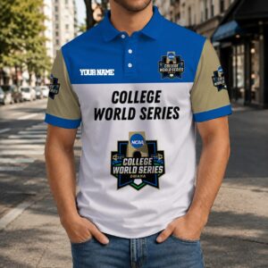 Limited Edition – Customized NCAA College World Series Polo Shirt