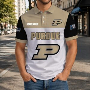 Limited Edition – Customized NCAA Purdue Boilermakers Polo Shirt