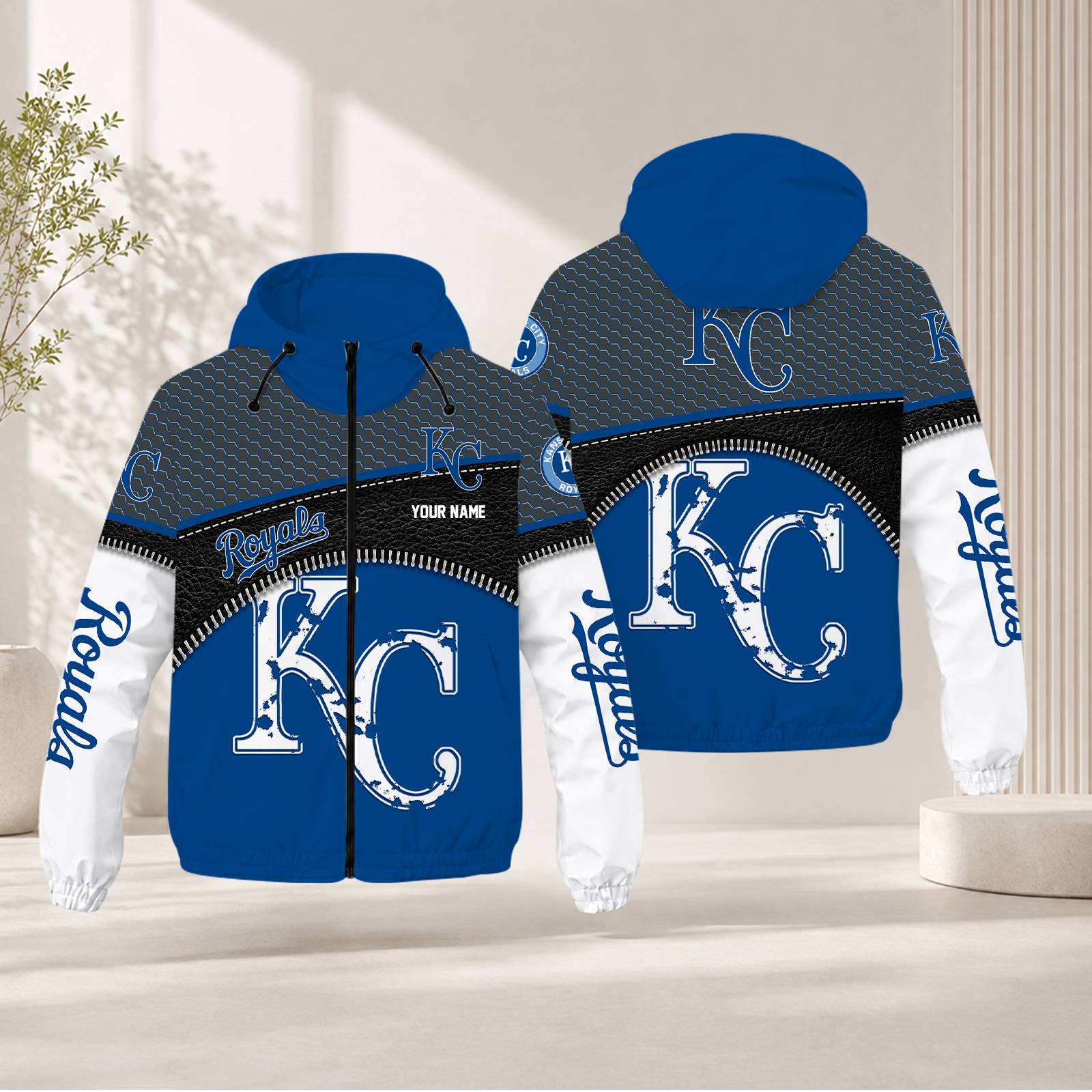 Limited Edition – Customized MLB Kansas City Royals Windbreaker Jacket