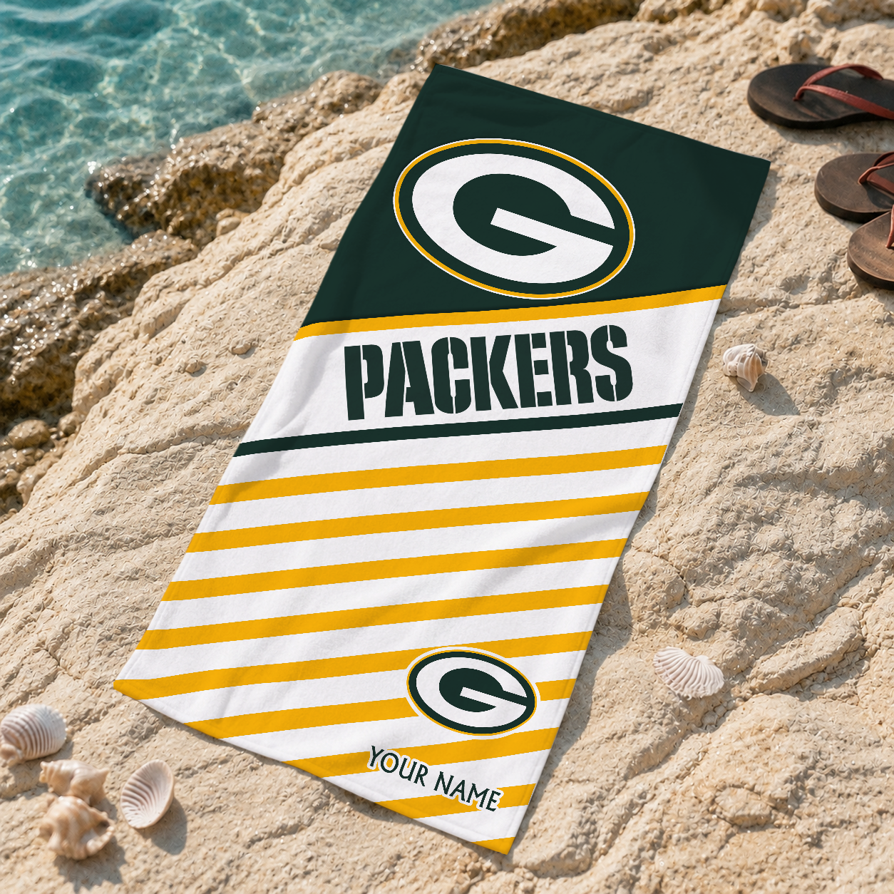 Limited Edition – Customized NFL Green Bay Packers Beach Towel