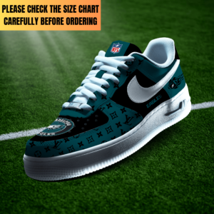 Limited Edition – Customized NFL Philadelphia Eagles Air Force 1 Shoes
