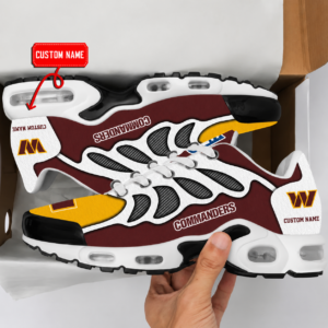 Limited Edition – Customized NFL Washington Commanders Air Max Plus Sneakers