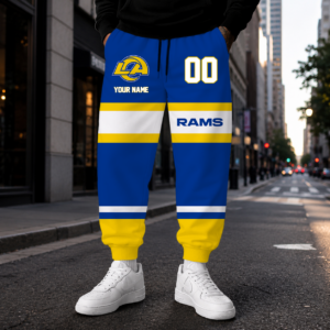 Limited Edition – Customized NFL Los Angeles Rams Sweatpants