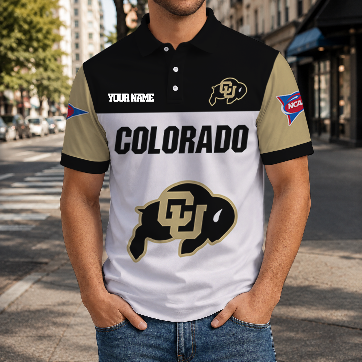 Limited Edition – Customized NCAA Colorado Buffaloes Polo Shirt
