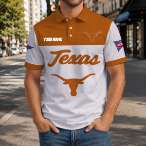 Limited Edition – Customized NCAA Texas Longhorns Polo Shirt