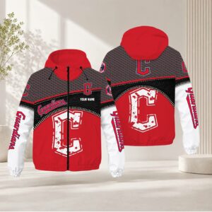 Limited Edition – Customized MLB Cleveland Guardians Windbreaker Jacket