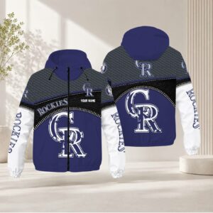 Limited Edition – Customized MLB Colorado Rockies Windbreaker Jacket