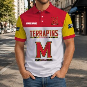 Limited Edition – Customized NCAA Maryland Terrapins Polo Shirt