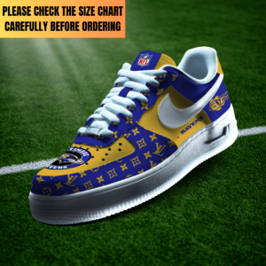 Limited Edition – Customized NFL Baltimore Ravens Air Force 1 Shoes