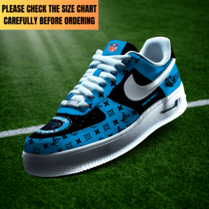 Limited Edition – Customized NFL Carolina Panthers Air Force 1 Shoes