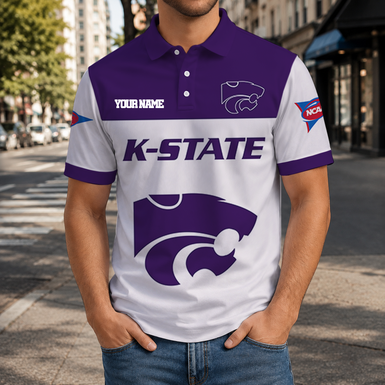 Limited Edition – Customized NCAA Kansas State Wildcats Polo Shirt