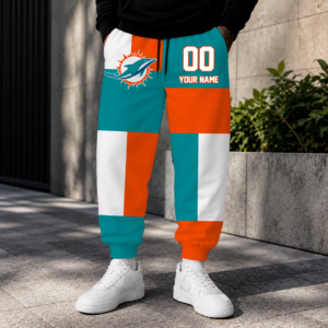 Limited Edition – Customized NFL Miami Dolphins Sweatpants