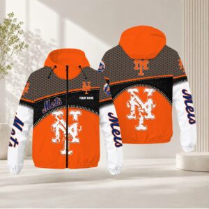 Limited Edition – Customized MLB New York Mets Windbreaker Jacket
