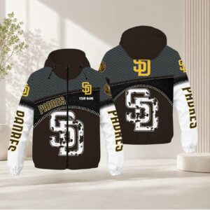 Limited Edition – Customized MLB San Diego Padres Windbreaker Jacket