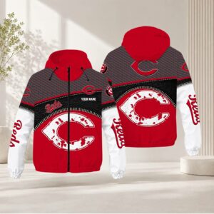 Limited Edition – Customized MLB Cincinnati Reds Windbreaker Jacket