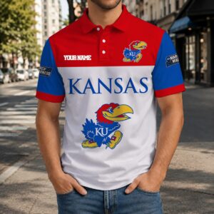 Limited Edition – Customized NCAA Kansas Jayhawks Polo Shirt