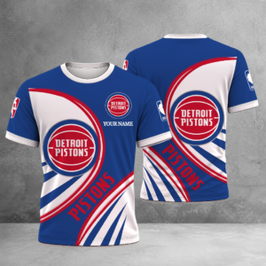 Limited Edition – Customized NBA Detroit Pistons Unisex T-Shirt