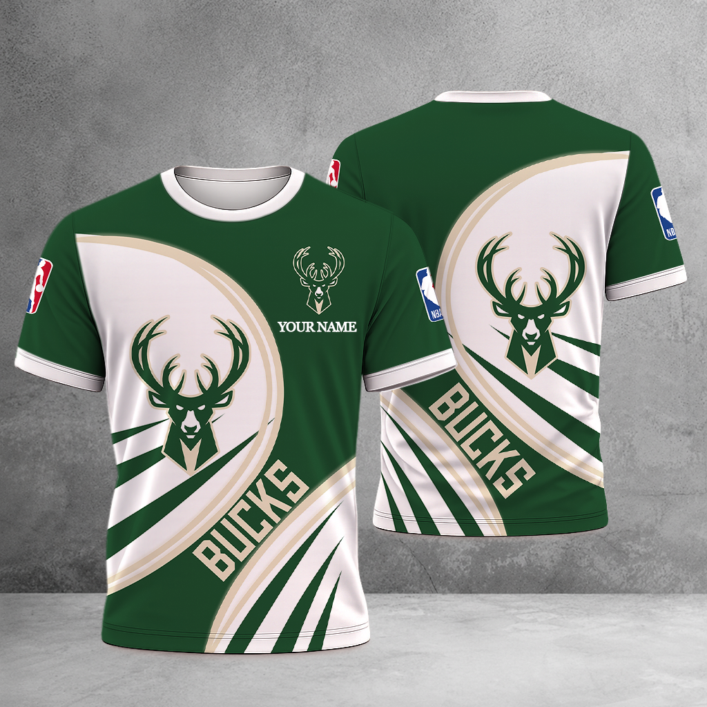 Limited Edition – Customized NBA Milwaukee Bucks Unisex T-Shirt