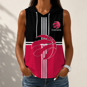 Limited Edition – Customized NBA Toronto Raptors Women’s Sleeveless Hooded Pocket Tank Top