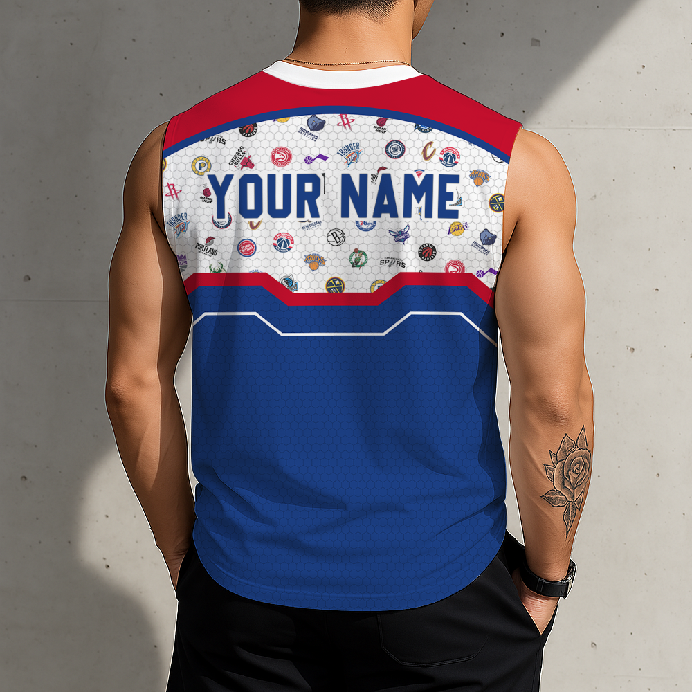 Limited Edition – Customized NBA All Teams Men’s Tank Top - Image 2