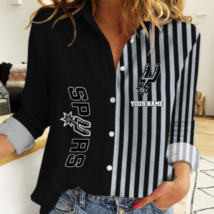 Limited Edition – Customized NBA San Antonio Spurs Women Casual Shirt