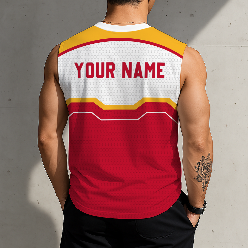 Limited Edition – Customized NBA Atlanta Hawks Men’s Tank Top - Image 2