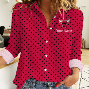 Limited Edition – Customized NBA Chicago Bulls Women Casual Shirt For Fan