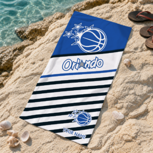 Limited Edition – Customized NBA Orlando Magic Beach Towel For Fan