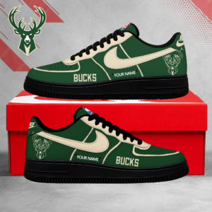 Limited Edition – Customized NBA Milwaukee Bucks Af1 Sneakers