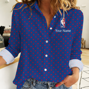 Limited Edition – Customized NBA National Basketball Association Women Casual Shirt For Fan