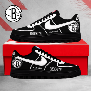 Limited Edition – Customized NBA Brooklyn Nets Af1 Sneakers