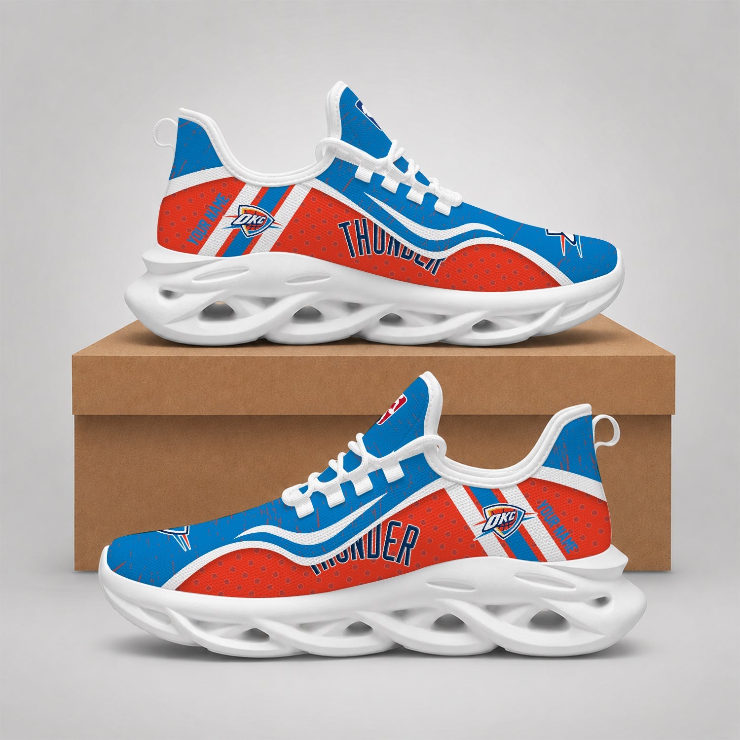 Limited Edition – Customized NBA Oklahoma City Thunder Max Soul Shoes