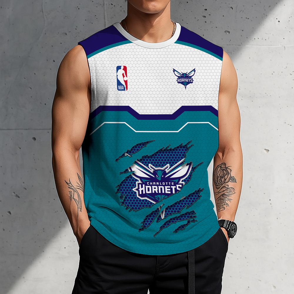 Limited Edition – Customized NBA Charlotte Hornets Men’s Tank Top