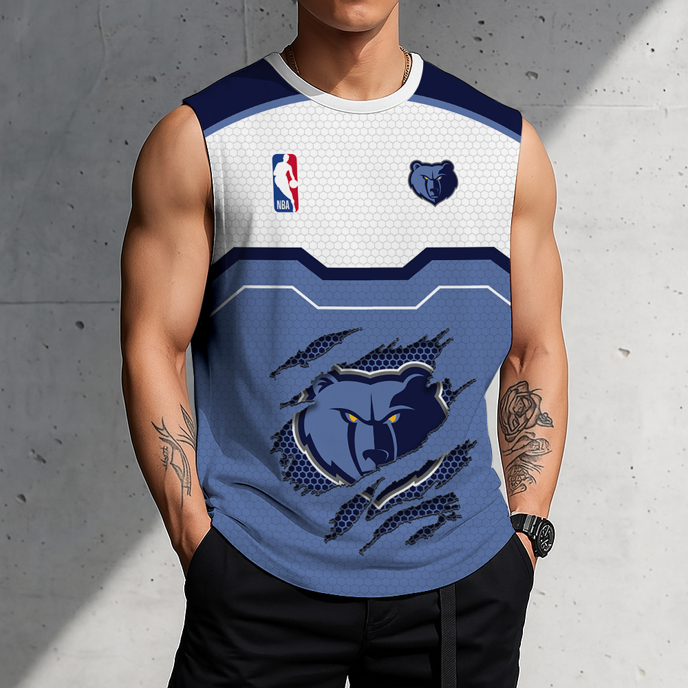 Limited Edition – Customized NBA Memphis Grizzlies Men’s Tank Top