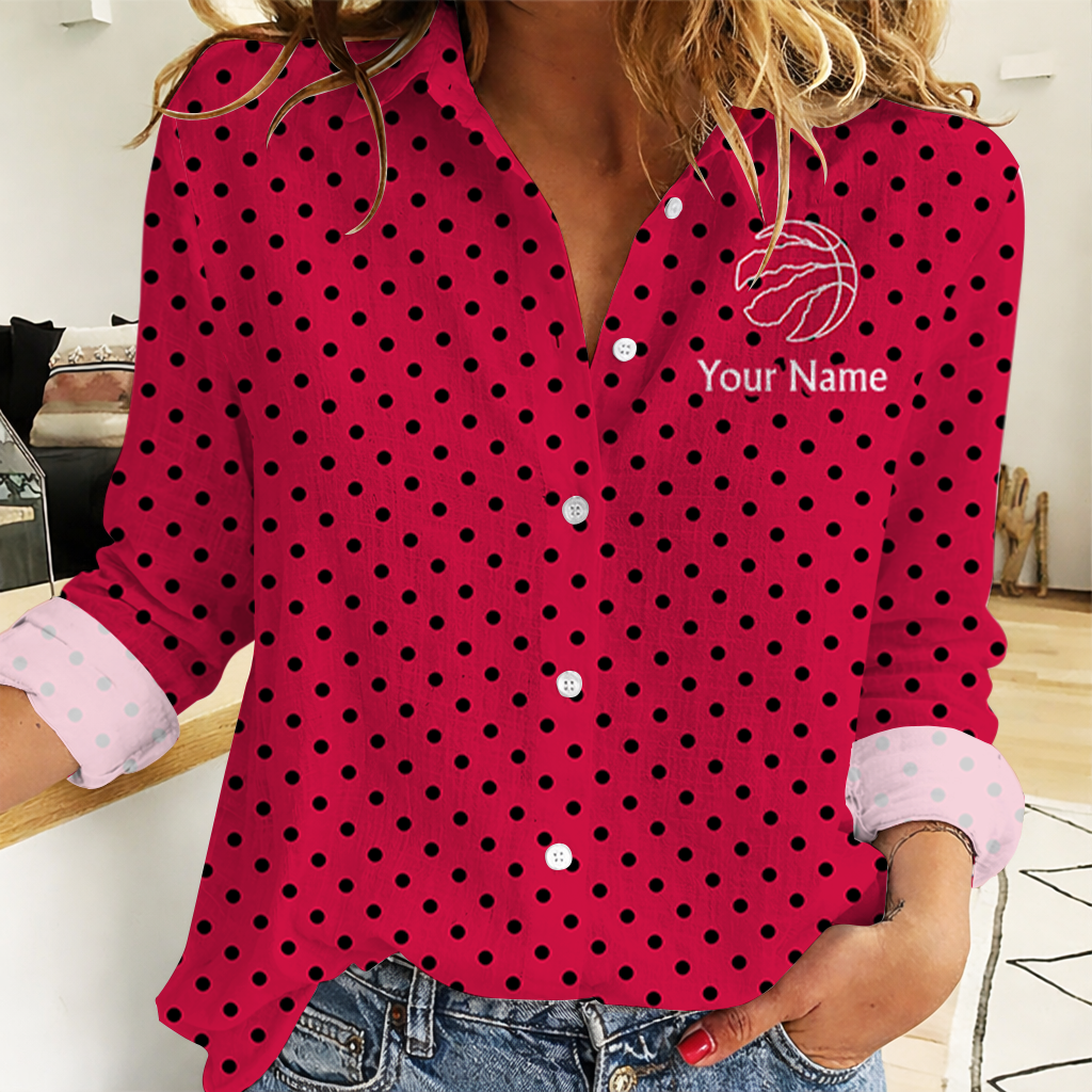 Limited Edition – Customized NBA Toronto Raptors Women Casual Shirt For Fan