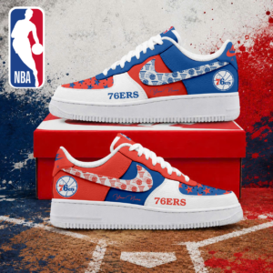 Limited Edition – Customized NBA Philadelphia 76Ers Af1 Sneakers