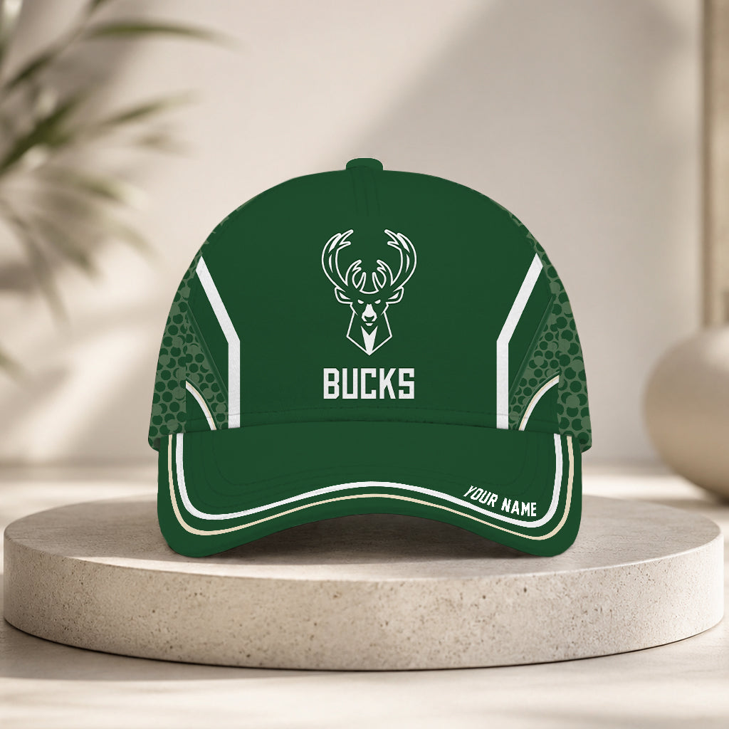 Limited Edition – Customized NBA Milwaukee Bucks Classic Cap - Image 2
