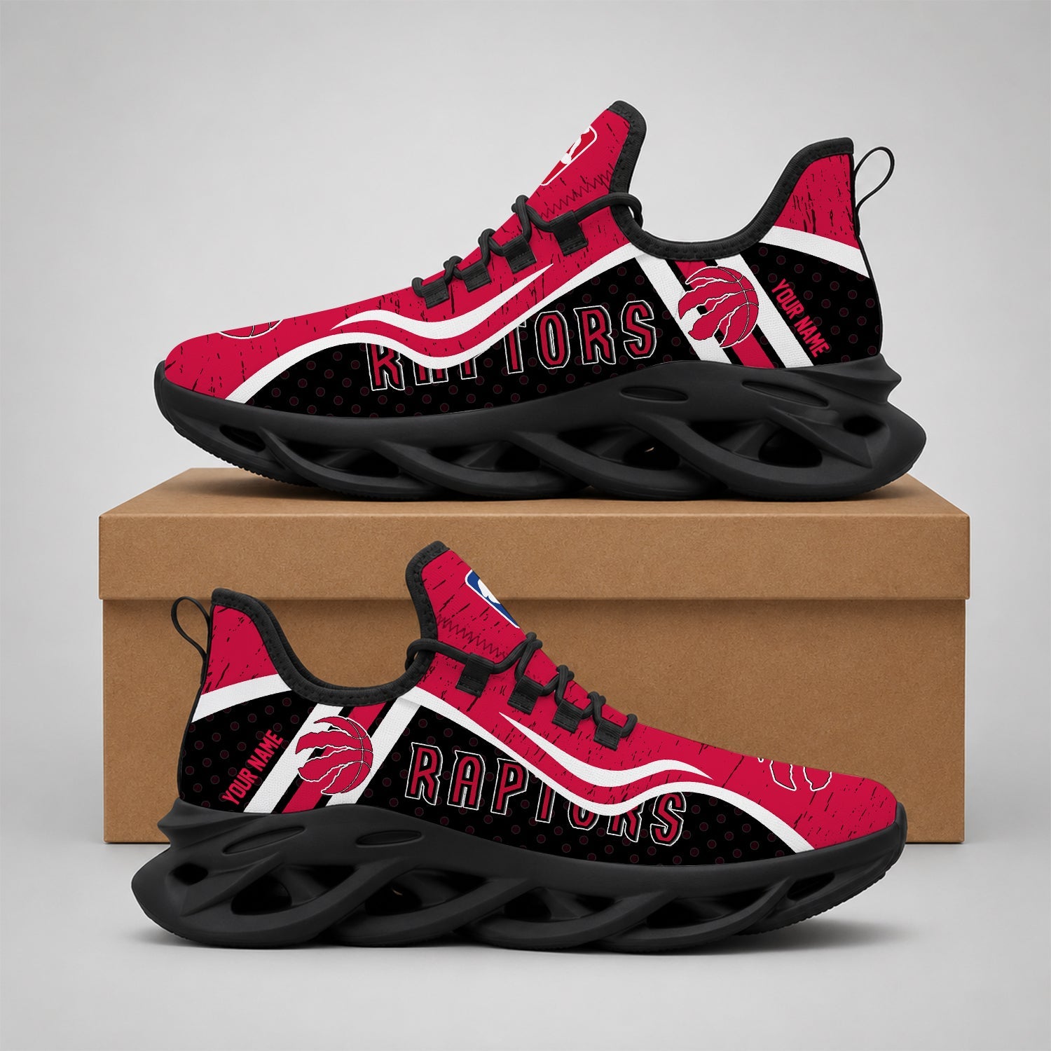 Limited Edition – Customized NBA Toronto Raptors Max Soul Shoes - Image 2