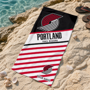 Limited Edition – Customized NBA Portland Trail Blazers Beach Towel For Fan