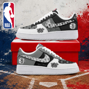 Limited Edition – Customized NBA Brooklyn Nets Af1 Sneakers